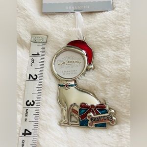 Christmas Ornament Dog Photoframe